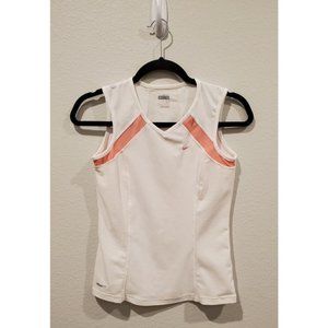 Nike Active White and Pink Tank Top